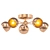 Vintage Brass Ceiling Light 3D model small image 1