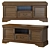 Modern Curbstone TV Stand 3D model small image 1