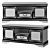 Modern Curbstone TV Stand 3D model small image 2