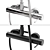 Luxury Shower Cabin with Carlo Frattini Shower System 3D model small image 2