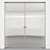 Embossed Glass Sliding Doors Kit 3D model small image 6