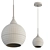 Elegant Iceberg Pendant Lamp 3D model small image 2