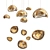 Sculpted Ceramic Pendant Lights 3D model small image 6