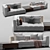 Modern Minotti Blazer Sofa 3D model small image 7