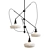 Articulated Industrial Chandelier 3D model small image 1