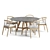 Forrest Outdoor Table Set 3D model small image 2