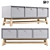 Modern TV Stand D3 01 - Sleek and Stylish 3D model small image 1