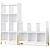 Stylish Rue Bookcases 3D model small image 2