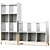 Stylish Rue Bookcases 3D model small image 3