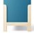 Stylish Rue Bookcases 3D model small image 4