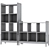 Stylish Rue Bookcases 3D model small image 5