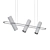 Kellys Designer Chandelier - Elegant Metal Statement 3D model small image 2