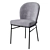 Eichholtz Willis Velvet Dining Chair 3D model small image 1