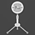 Sleek Blue Snowball Microphone 3D model small image 6