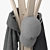 Minimalist STICK Clothes Hanger 3D model small image 2