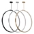 Cirque 3: Modern LED Pendant 3D model small image 1