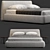 Boca Slim Bed: Sleek and Storage-Packed 3D model small image 3