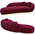 Stylish Leon Baxter Sofa: Comfortable and Elegant 3D model small image 3