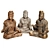 Buddha Bodhisattva: Serene Chinese Master 3D model small image 2