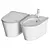 Hide Round: Stylish and Compact WC 3D model small image 1