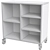 Rustic Oak Rolling Shelving 3D model small image 3
