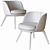 Sleek and Comfortable: Chair 562 by Rolf Benz 3D model small image 4