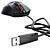 MSI Clutch GM50 Wired Mouse 3D model small image 5