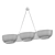 Elegant Seguso Brass Glass Chandelier 3D model small image 2