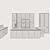 Modern Poliform Kitchen Design 3D model small image 5