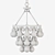 Berkley Home Bling Chandelier - Elegant Illumination 3D model small image 3