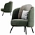 Ditre Italia Lucia: Stylishly Modern Furniture 3D model small image 2