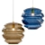 Maytoni Ruche Modern Pendant Light 3D model small image 1