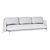 Contemporary Grey Akuta Designer Sofa 3D model small image 3