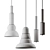 Sleek Serax Porcelain Pendant Lights 3D model small image 6