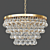 Elegant Bolzano Chandelier 3D model small image 1