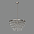 Elegant Bolzano Chandelier 3D model small image 4