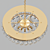 Elegant Bolzano Chandelier 3D model small image 5