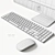 Apple iMac 2020: Versatile Screen Positioning Controller 3D model small image 7