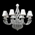 Crystal Cascade Chandelier 3D model small image 2