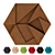 Hexagon Cork 3D Panel 3D model small image 2