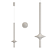 Modern Elliptical LED Pendant Lamp 3D model small image 5
