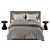 Elegant Asolo Leather Bed 3D model small image 6