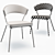 Elegant Castorena Side Chair 3D model small image 5