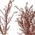Golden Dried Bouquet in Vase 3D model small image 5