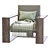 Modern Armchair – ROBLE Deluxe 3D model small image 2