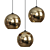 Sleek Single MORO Pendant 3D model small image 3