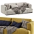 Muuto Connect: Modern Sofa Design 3D model small image 1