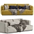 Muuto Connect: Modern Sofa Design 3D model small image 3