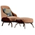 Elegant Brigid Armchair: Stylish 2015 Design 3D model small image 3
