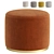 Modern Tape Pouf 3D model small image 1